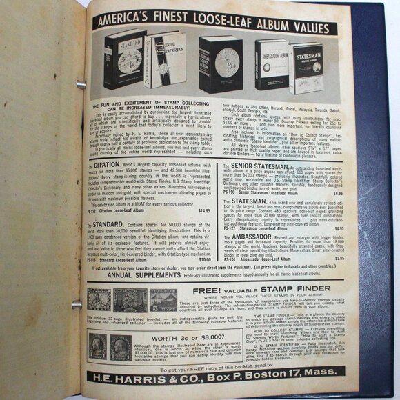 Vintage Ambassador World Stamp Album for Postage Stamps of the World - No Stamps - Picture 14 of 15